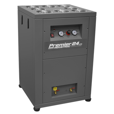Sealey 24L Oil Free Low Noise Direct Drive Air Compressor 3hp