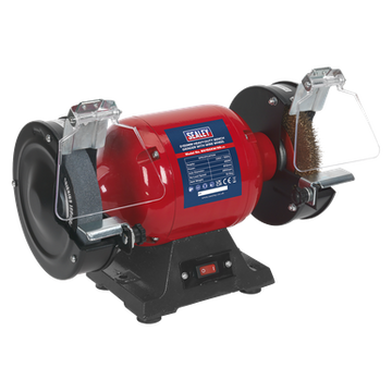 Sealey 150mm Heavy-duty Bench Grinder with Wire Wheel 450W/230V