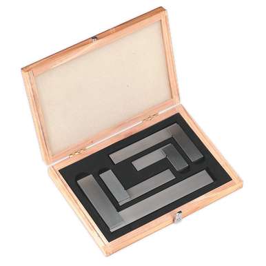 Sealey Precision Steel Square Set 4pc