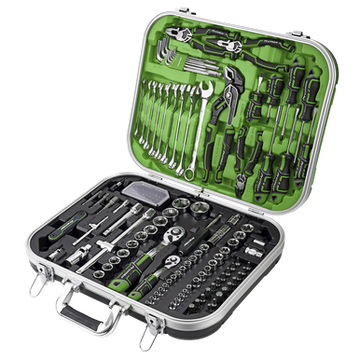 Sealey Premier Mechanic's Tool Kit 144pc - Hi-vis Green