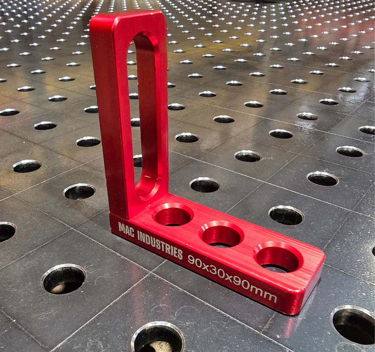 MAC Milled 16D Aluminium Slotted 90D Square, view 5