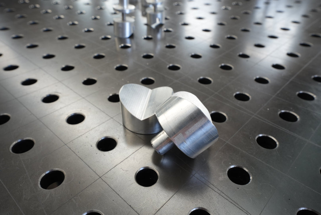 MAC 2no. (pair ) 50mm Smooth Aluminium V Block 120D Made In Britain