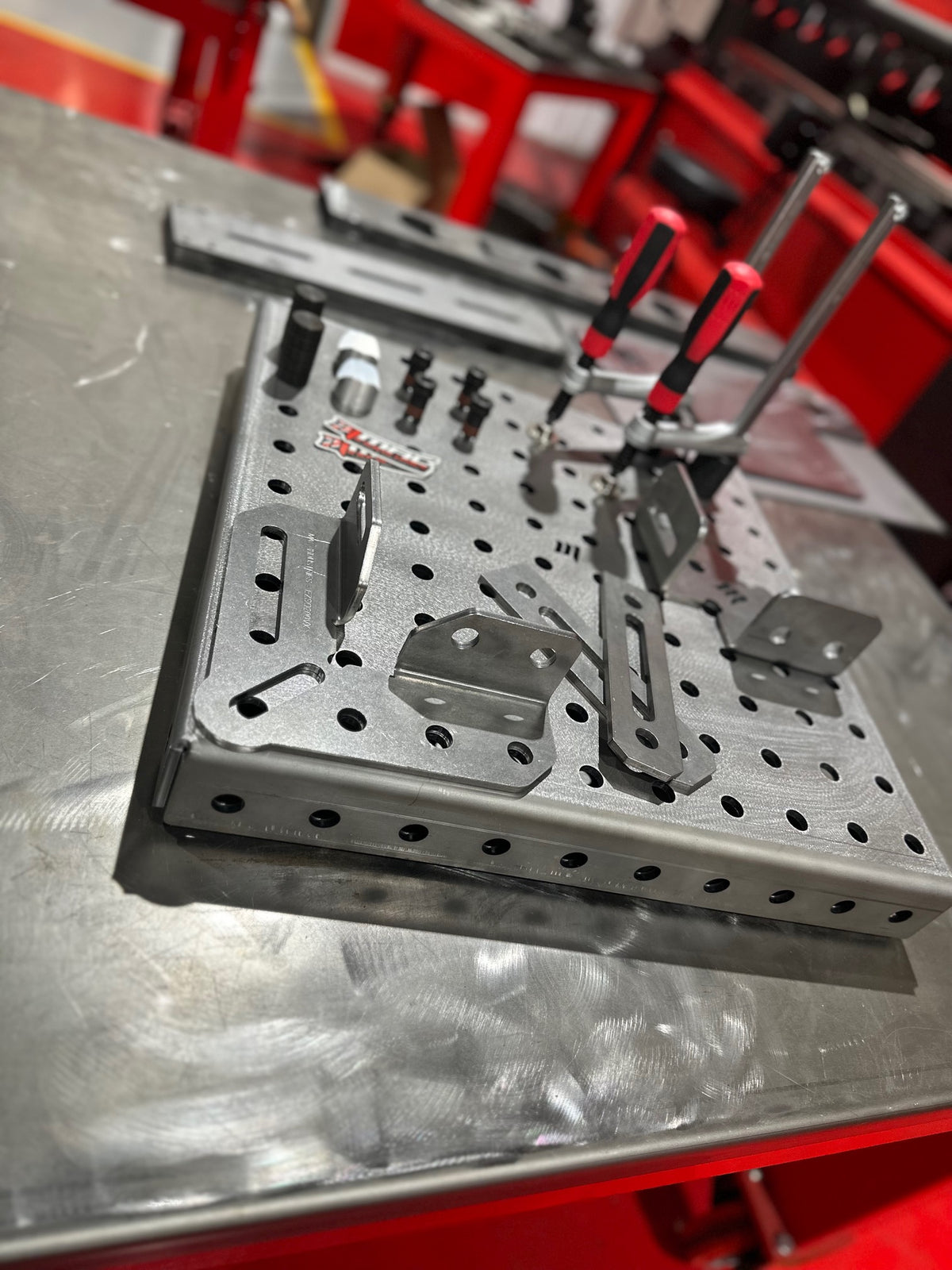 BASIC MiniPRO 520mm x 520mm Kit 1 Portable Weld Jig Table 16D Welding Table + Starter Tooling, view 3