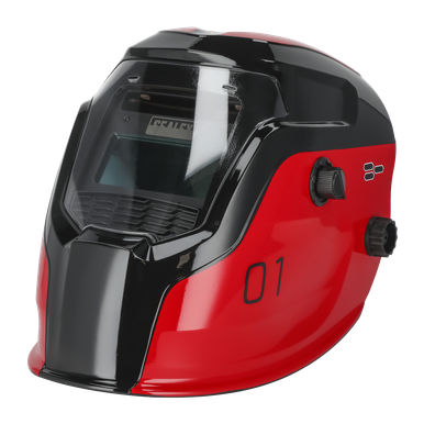 Sealey Auto Darkening Welding Helmet Shade 9-13 - Red