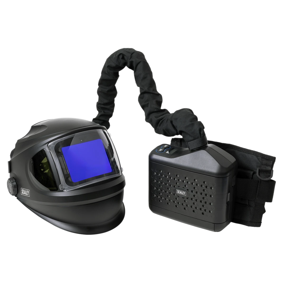 Sealey PWH618 auto darkening welding helmet with TH3 PAPR