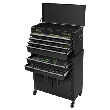 Sealey Topchest & Rollcab Combination 6 Drawer with 247pc Tool Kit