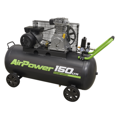 Sealey 150L Belt Drive Air Compressor 3hp