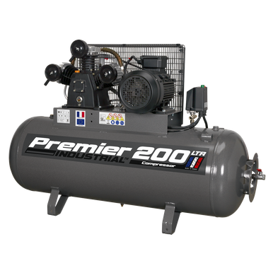 Sealey Premier 200L Belt Drive Air Compressor 5.5hp
