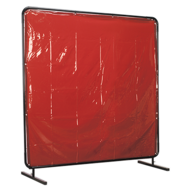 Sealey Workshop Welding Curtain & Frame 1.8 x 1.75m - EN ISO 25980:2014