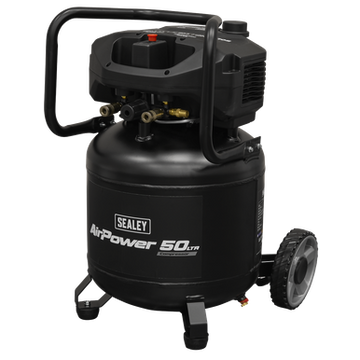 Sealey 50L Oil Free Belt Drive Vertical Compressor 2hp