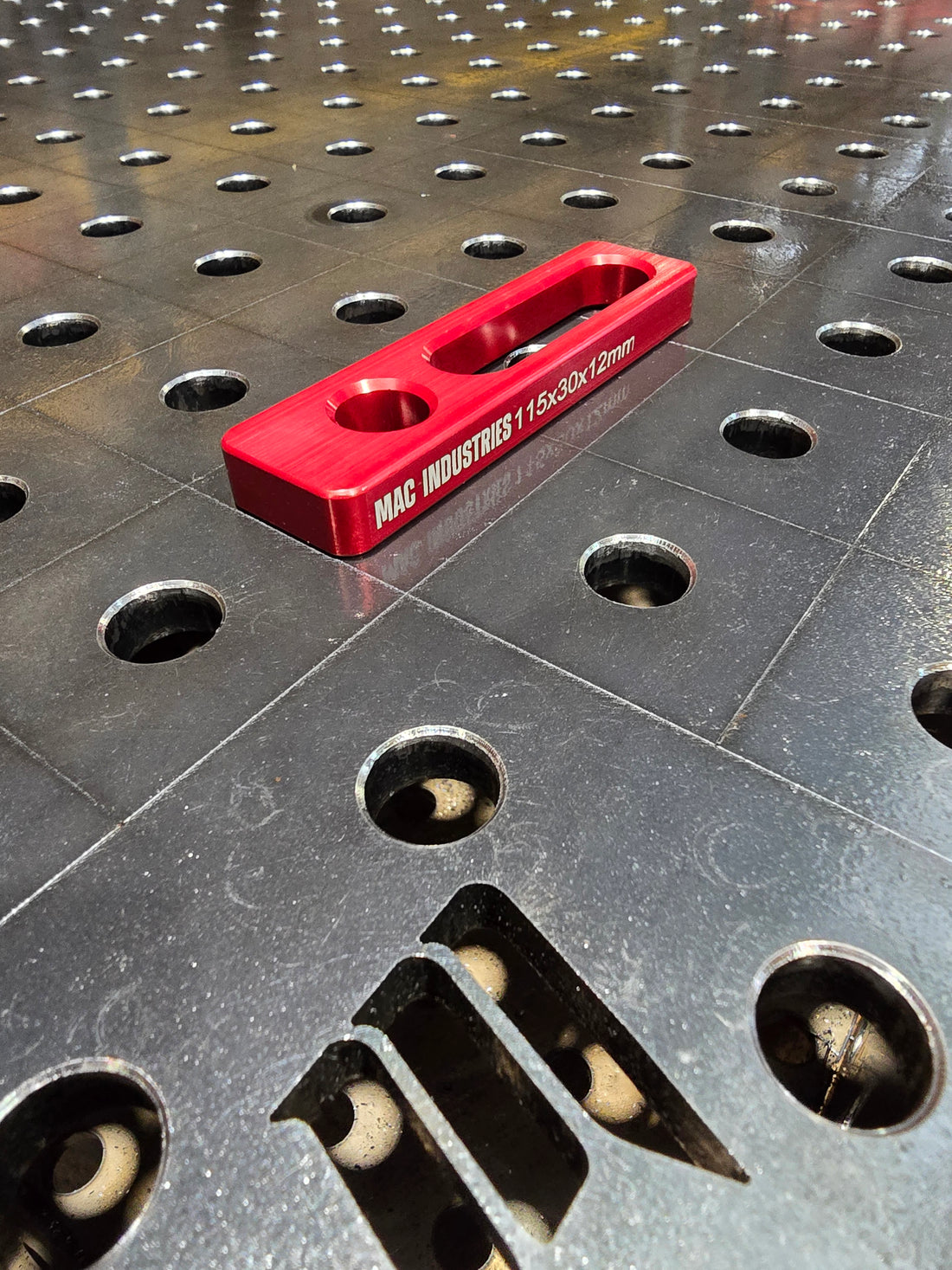 MAC Milled 16D Aluminium Slotted Straight Edge Tab