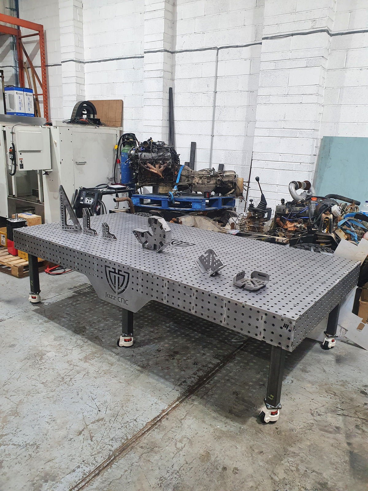 MAC PRO -10 Modular Fixture Weld Welding Table, view 3