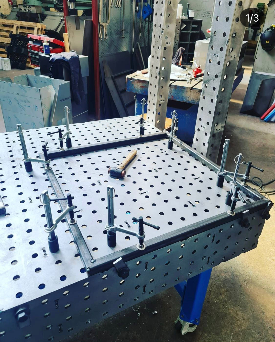 MAC 1000mm Upright Support Blocks / Stands Fixture Weld Table Tooling, view 5