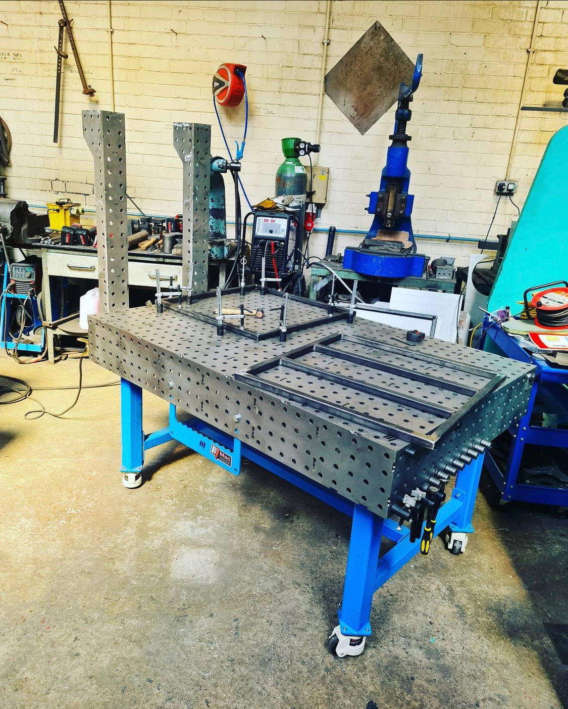 MAC 1000mm Upright Support Blocks / Stands Fixture Weld Table Tooling, view 2