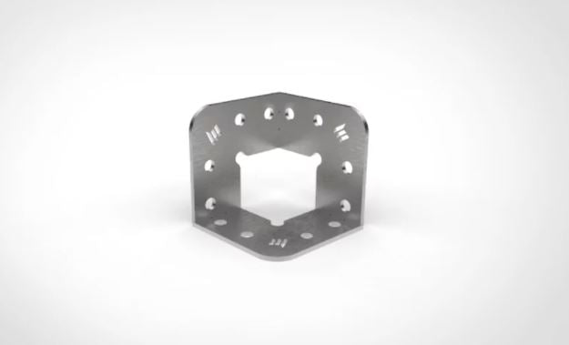 MAC 100mm / 150mm 3 Way Corner Square Bracket Fixture Weld Table Clamping plate, view 2