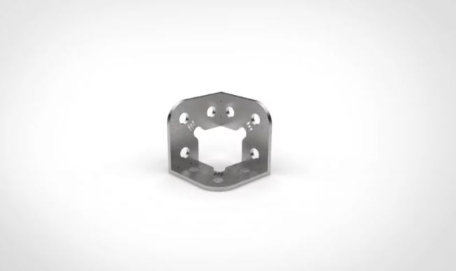 MAC 100mm / 150mm 3 Way Corner Square Bracket Fixture Weld Table Clamping plate, view 3