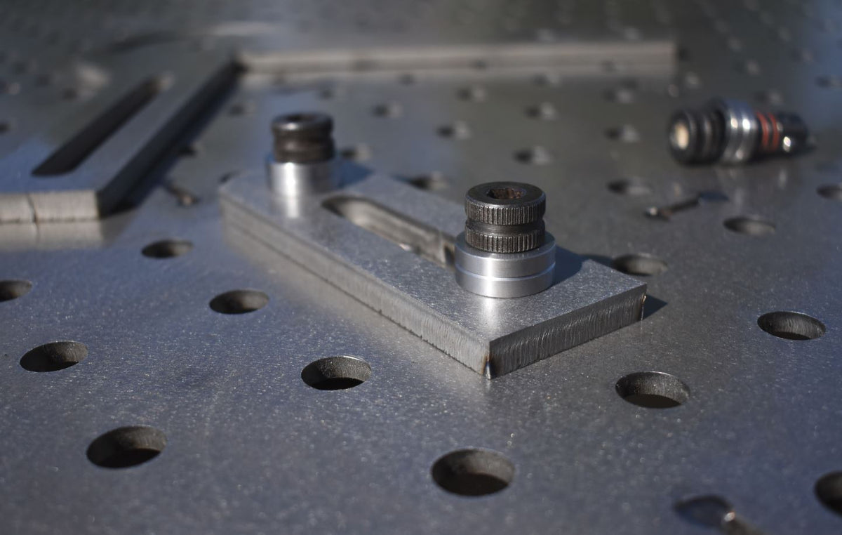 MAC 150mm Slotted Stop Tab (Pack of 2x) Fixture Weld Table Tooling, view 3