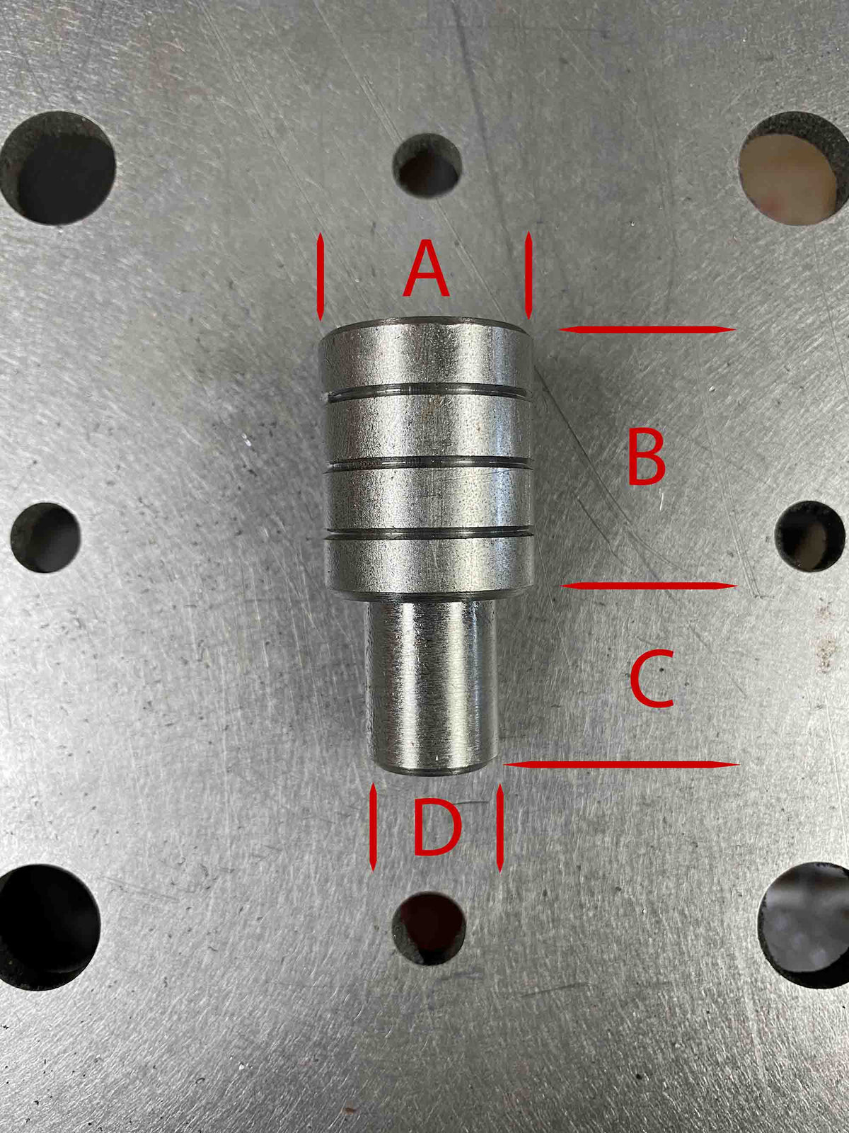 MAC Table Dogs Pins Stops Pack of 4x Stops Pins Weld Table Rest, view 4