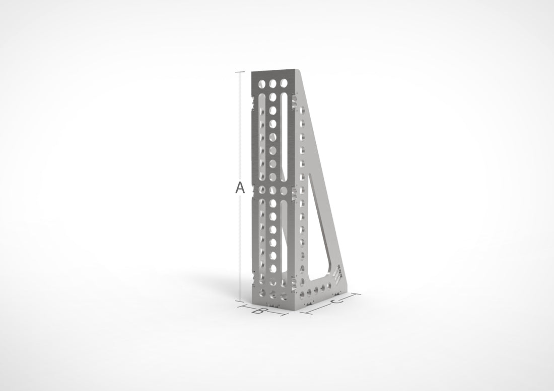 MAC -PRO Tall 450mm Slotted Modular Fixture Weld Table Jig Square