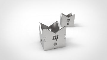 MAC 2no. V-Block 100mm Pipe Tube Stay Wedge
