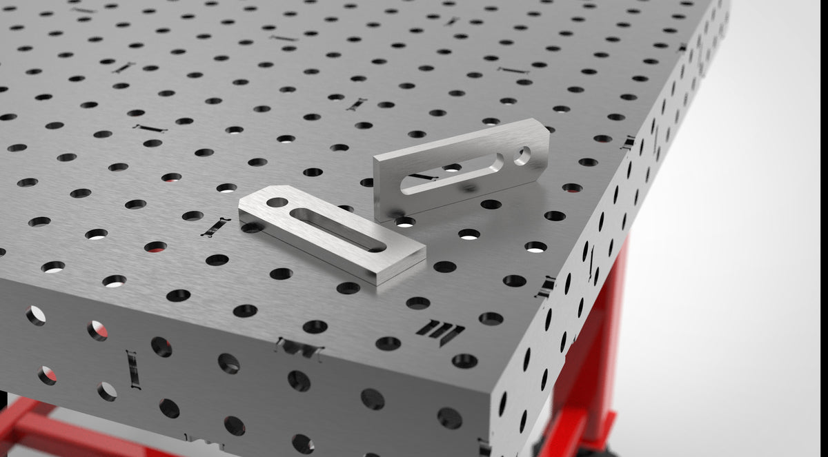 MAC 150mm Slotted Stop Tab (Pack of 2x) Fixture Weld Table Tooling, view 6