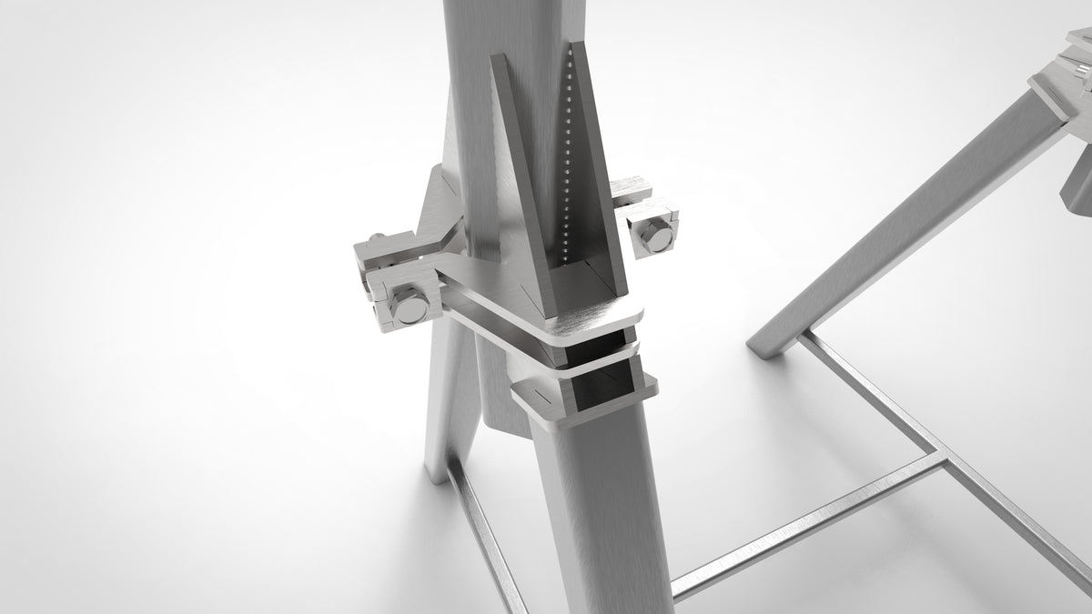 Pair of PRO Horse Adjustable Height 800- 1050mm Fabrication Horse Fixture Table Bench Rest, view 11