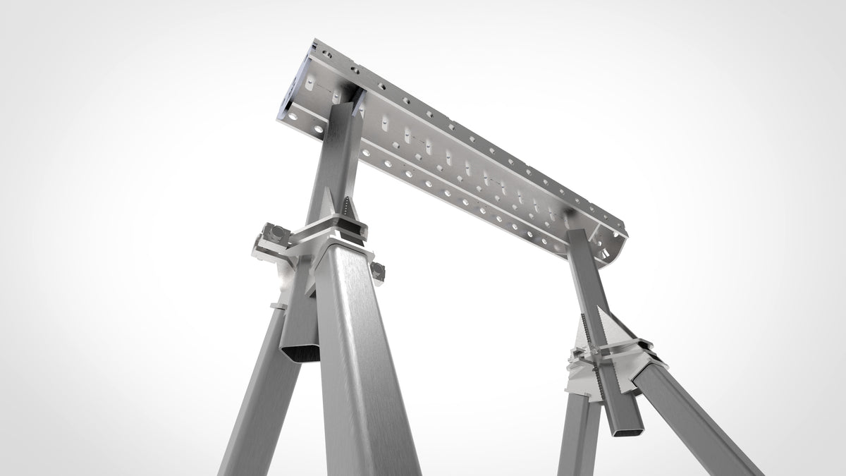 Pair of PRO Horse Adjustable Height 800- 1050mm Fabrication Horse Fixture Table Bench Rest, view 17