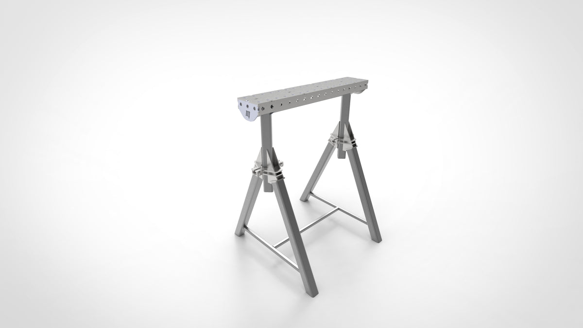 Pair of PRO Horse Adjustable Height 800- 1050mm Fabrication Horse Fixture Table Bench Rest, view 18