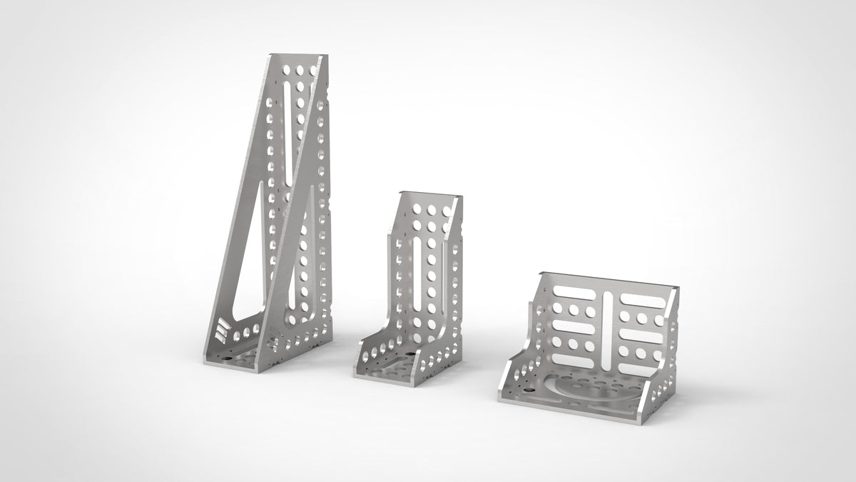 MAC PRO Slotted Square 3P Starter Set Fixture Modular Weld Table Tooling, view 3